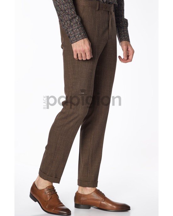 Κοστούμι Vittorio Tesino καφέ SLIM FIT Κοστούμι Vittorio Tesino καφέ SLIM FIT