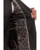 Κοστούμι Black Papigion καφέ SLIM FIT