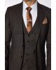 Κοστούμι Vittorio Verde καφέ SLIM FIT Κοστούμι Vittorio Verde καφέ SLIM FIT