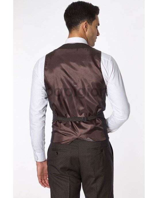 Κοστούμι Vittorio Verde καφέ SLIM FIT Κοστούμι Vittorio Verde καφέ SLIM FIT