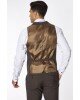 Κοστούμι Vittorio Trento καφέ SLIM FIT