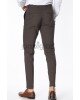 Κοστούμι Vittorio Trento καφέ SLIM FIT