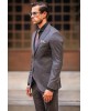 Κοστούμι Dezign καφέ SLIM FIT