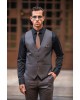 Κοστούμι Dezign καφέ SLIM FIT