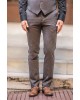 Κοστούμι Dezign καφέ SLIM FIT