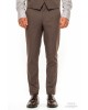 Κοστούμι Vittorio Bari καφέ SLIM FIT