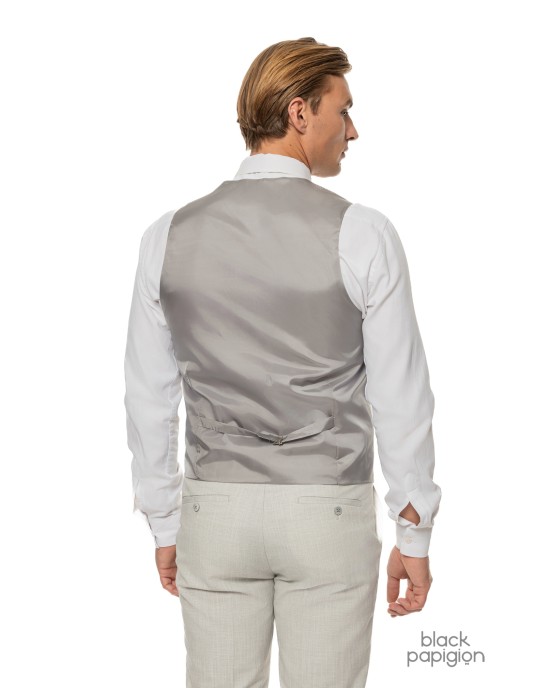 Κοστούμι Black Papigion γκρι SLIM FIT