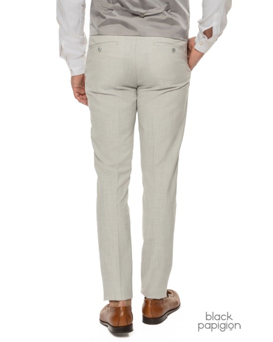 Κοστούμι Black Papigion γκρι SLIM FIT