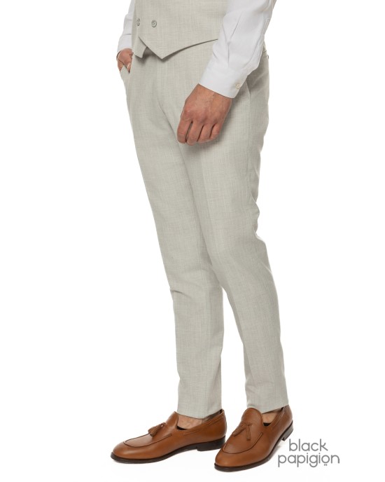 Κοστούμι Black Papigion γκρι SLIM FIT