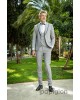 Κοστούμι 19V69 Italia Versace Abbigliamento γκρι SLIM FIT