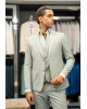 Κοστούμι Artisti Italiani γκρι SLIM FIT