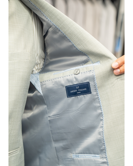 Κοστούμι Artisti Italiani γκρι SLIM FIT