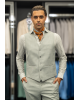 Κοστούμι Artisti Italiani γκρι SLIM FIT