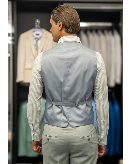 Κοστούμι Artisti Italiani γκρι SLIM FIT