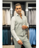 Κοστούμι Artisti Italiani γκρι SLIM FIT