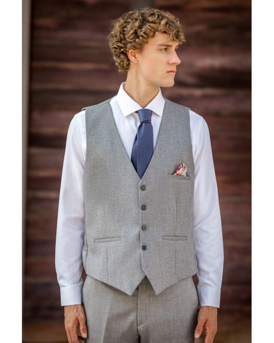 Κοστούμι Dezign γκρι SLIM FIT