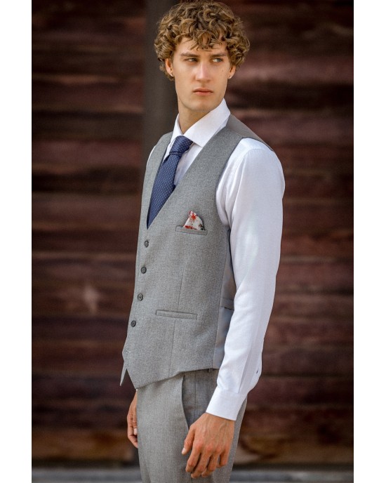 Κοστούμι Dezign γκρι SLIM FIT