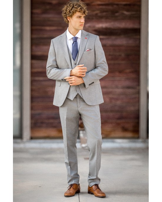 Κοστούμι Dezign γκρι SLIM FIT