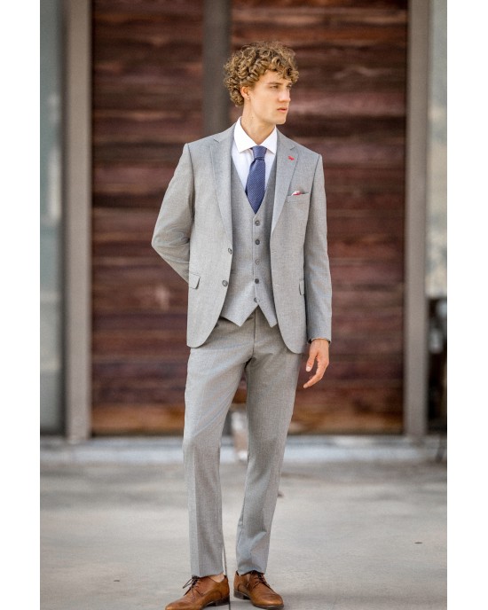 Κοστούμι Dezign γκρι SLIM FIT