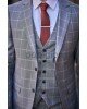 Κοστούμι Vittorio Faggio γκρι SLIM FIT Κοστούμι Vittorio Faggio γκρι SLIM FIT