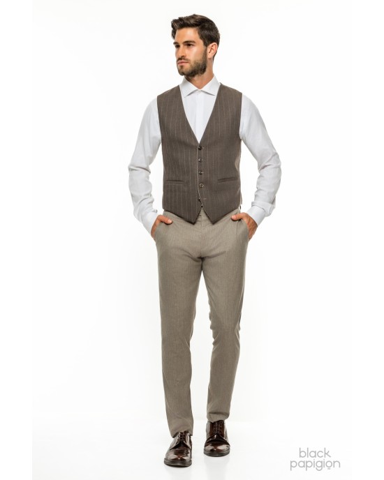 Κοστούμι Dezign γκρι SLIM FIT
