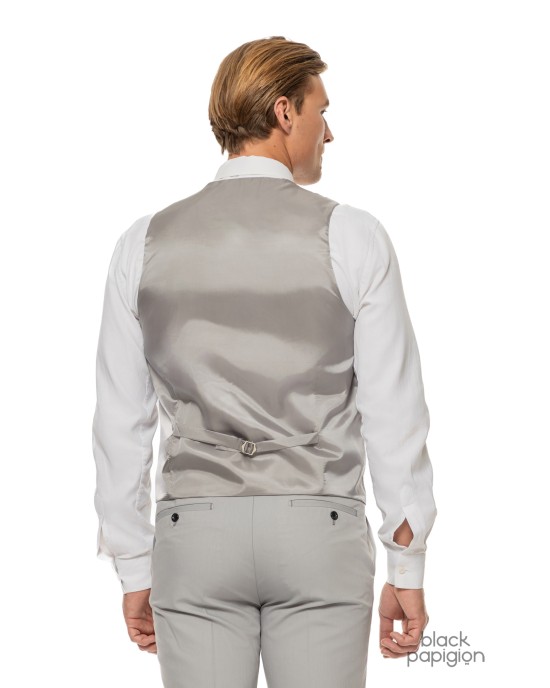 Κοστούμι Black Papigion γκρι SLIM FIT