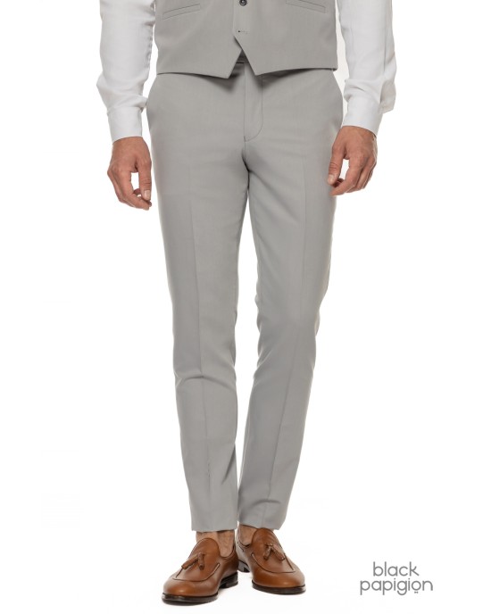 Κοστούμι Black Papigion γκρι SLIM FIT