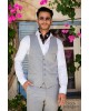 Κοστούμι Black Papigion γκρι SLIM FIT