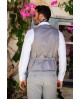 Κοστούμι Black Papigion γκρι SLIM FIT