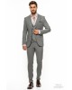 Κοστούμι Vittorio Adriano γκρι SLIM FIT