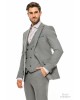 Κοστούμι Vittorio Adriano γκρι SLIM FIT