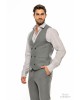 Κοστούμι Vittorio Adriano γκρι SLIM FIT