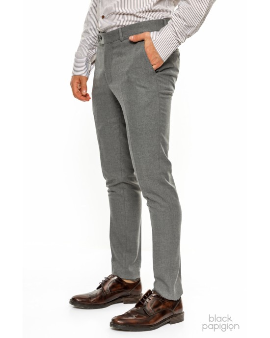 Κοστούμι Vittorio Adriano γκρι SLIM FIT