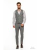 Κοστούμι Vittorio Adriano γκρι SLIM FIT