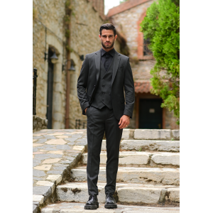 Κοστούμι Black Papigion γκρι