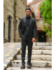 Κοστούμι Black Papigion γκρι SLIM FIT