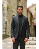 Κοστούμι Black Papigion γκρι SLIM FIT