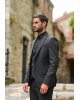 Κοστούμι Black Papigion γκρι SLIM FIT