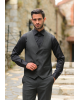 Κοστούμι Black Papigion γκρι SLIM FIT