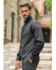 Κοστούμι Black Papigion γκρι SLIM FIT