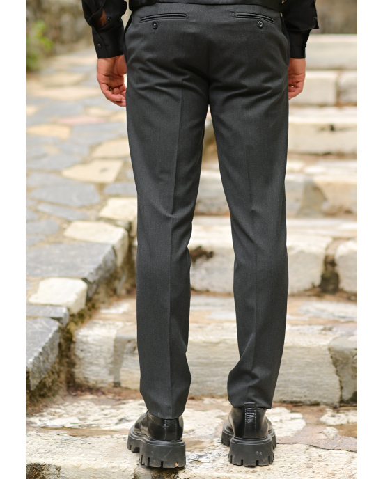 Κοστούμι Black Papigion γκρι SLIM FIT