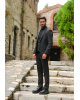 Κοστούμι Black Papigion γκρι SLIM FIT