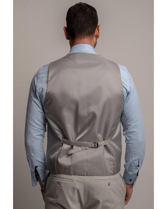 Κοστούμι Black Papigion Pesaro γκρι SLIM FIT