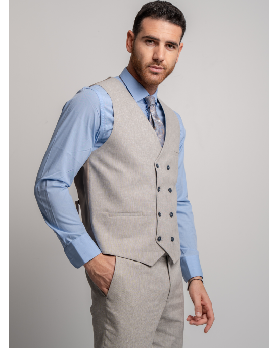 Κοστούμι Black Papigion Verona γκρι SLIM FIT