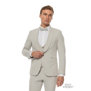 Κοστούμι 19V69 Italia Versace Abbigliamento Smoking Strech γκρι Κοστούμι 19V69 Italia Versace Abbigliamento Smoking Strech γκρι