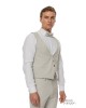 Κοστούμι 19V69 Italia Versace Abbigliamento Smoking Strech γκρι SLIM FIT