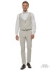 Κοστούμι 19V69 Italia Versace Abbigliamento Smoking Strech γκρι SLIM FIT