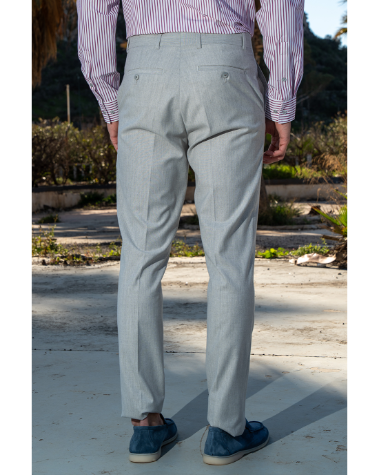 Κοστούμι Black Papigion Treviso Wool γκρι SLIM FIT