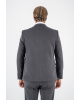 Κοστούμι Black Papigion Louka γκρι SLIM FIT
