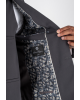 Κοστούμι Black Papigion Louka γκρι SLIM FIT